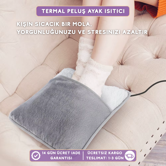 Usb Termal Peluş Ayak Isıtıcı